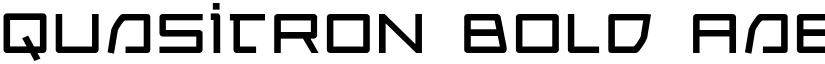 Quasitron Bold font