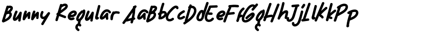 Bunny Regular font