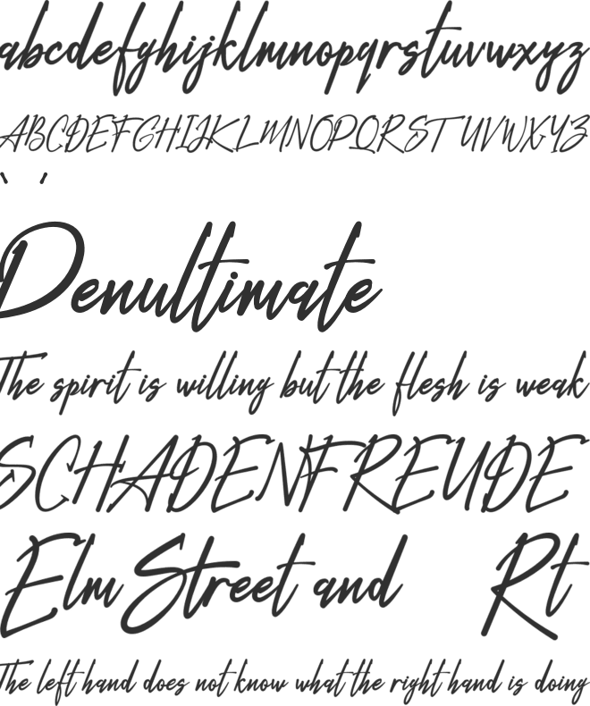 Stoneberg font preview