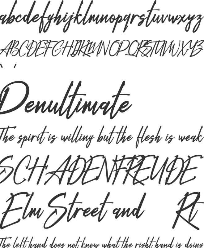 Stoneberg font preview