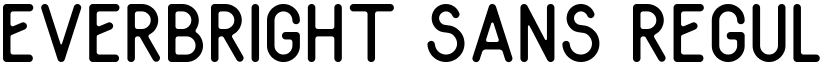 Everbright Sans Regular font