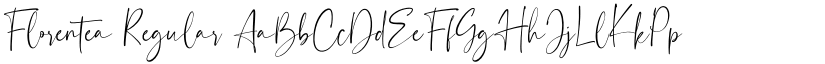 Florentea Regular font