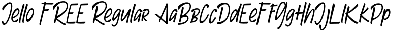 Jello FREE Regular font