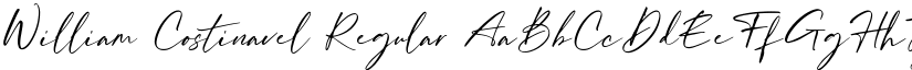 William Costinavel font download