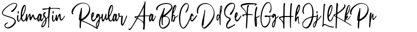 Silmastin font download