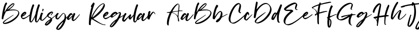 Bellisya Regular font