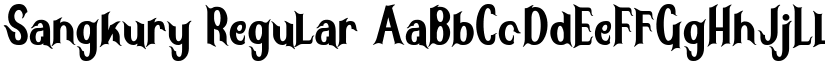 Sangkury Regular font