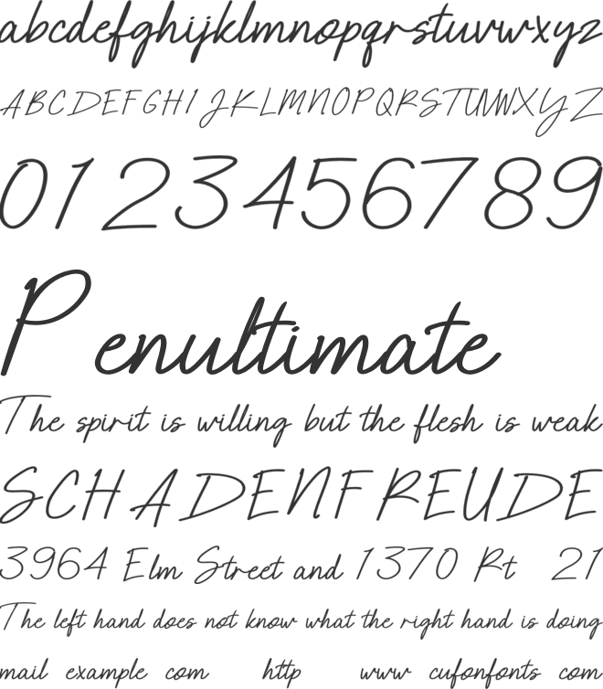 Madagaskar font preview