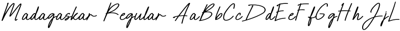 Madagaskar Regular font