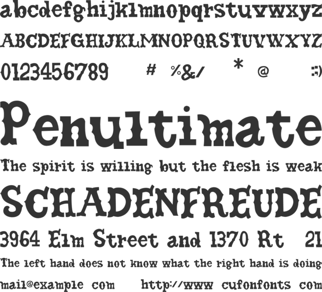 COWBOY JUNIOR font preview