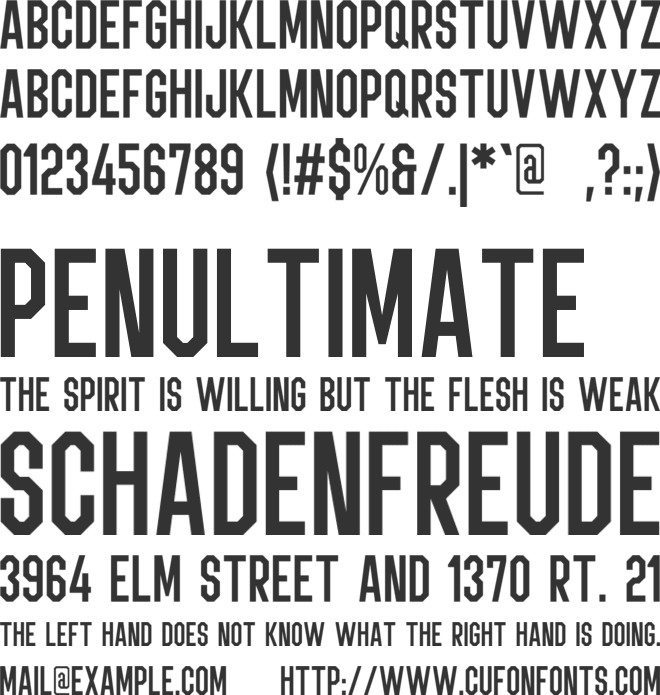 SPORTVIPER font preview