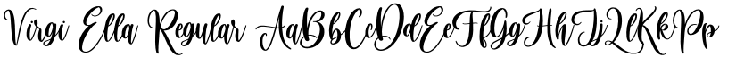 Virgi Ella Regular font
