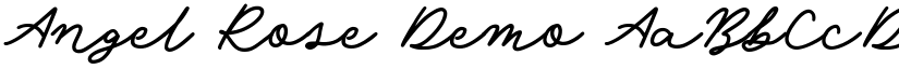 Angel Rose Demo font