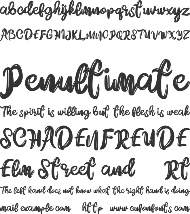 DareDarling FREE font preview