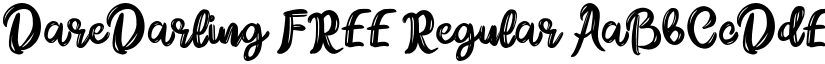 DareDarling FREE Regular font
