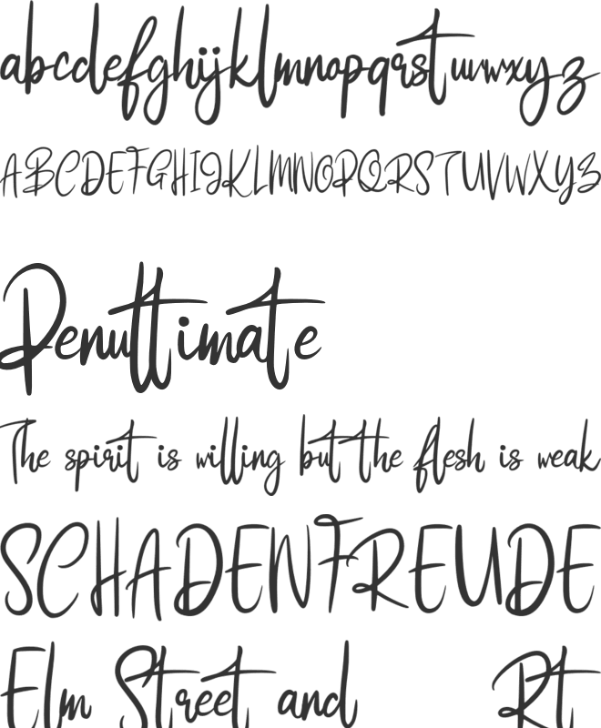 Higlays FREE font preview