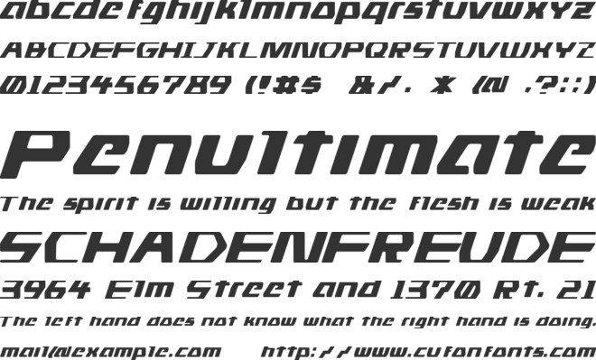 DS Man font preview