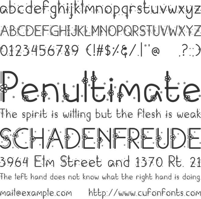Sumayyah font preview