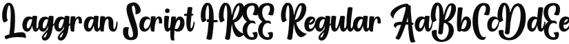 Laggran Script FREE Regular font