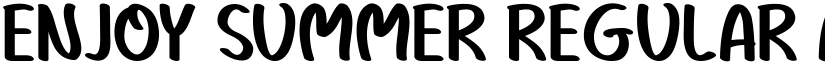 Enjoy Summer Regular font