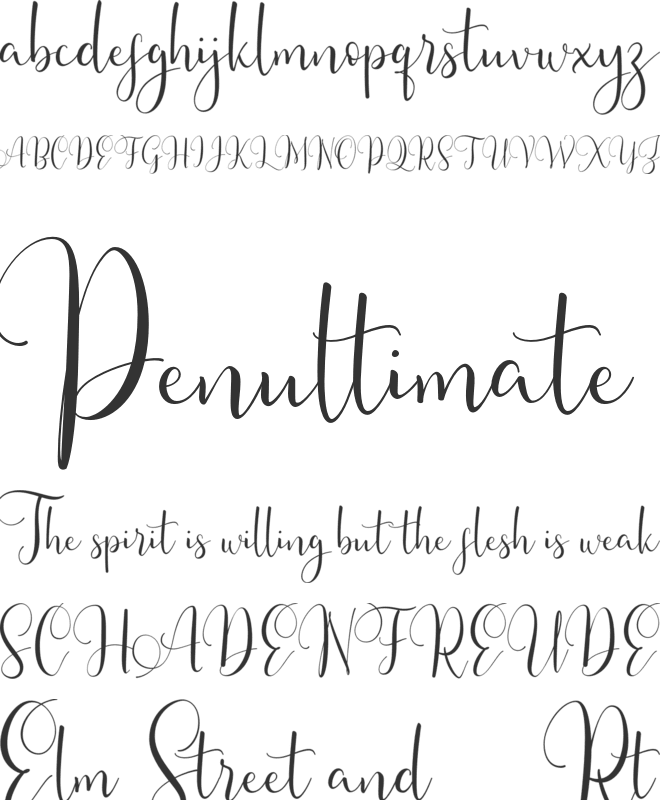 Berlynda FREE font preview