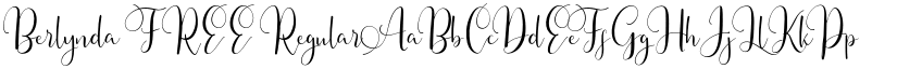 Berlynda FREE Regular font