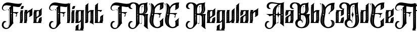 Fire Flight FREE Regular font