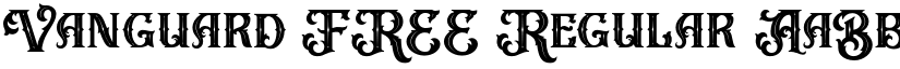 Vanguard FREE Regular font