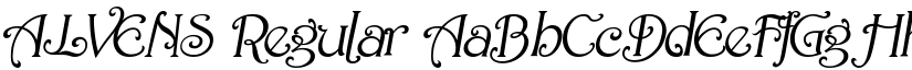 ALVENS font download
