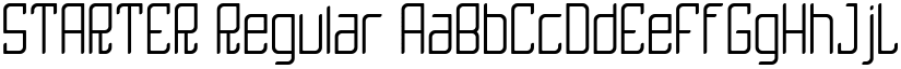 STARTER font download