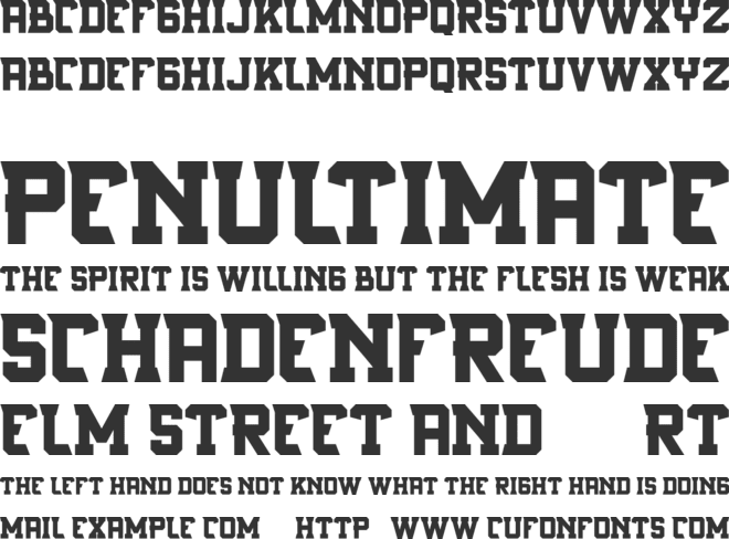 Rostter boot FREE font preview