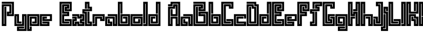 Pype Extrabold font