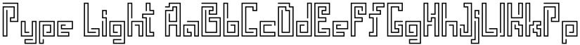 Pype Light font