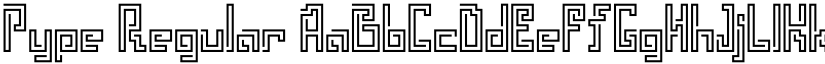 Pype Regular font