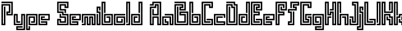Pype Semibold font