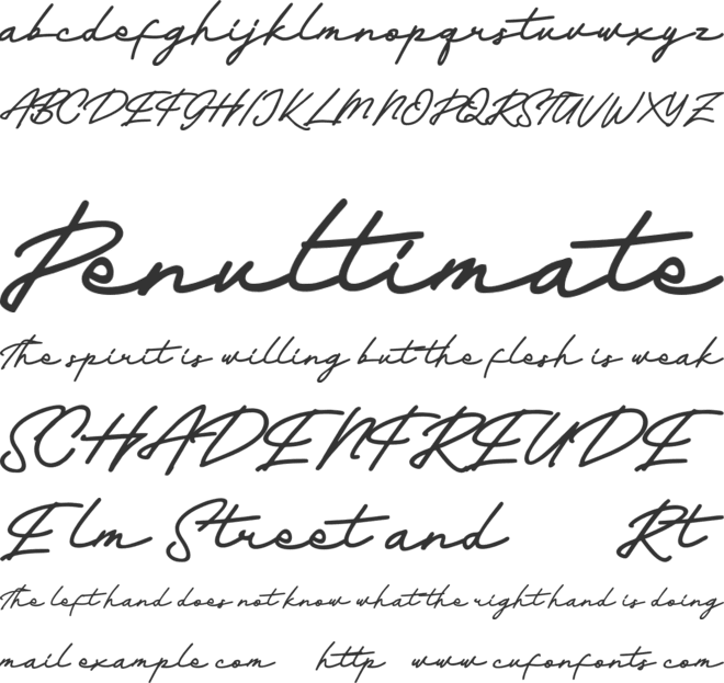 Baladewa FREE font preview