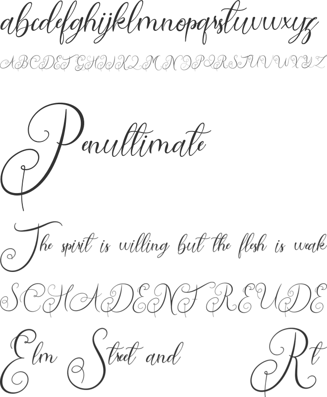 Quirtty FREE font preview