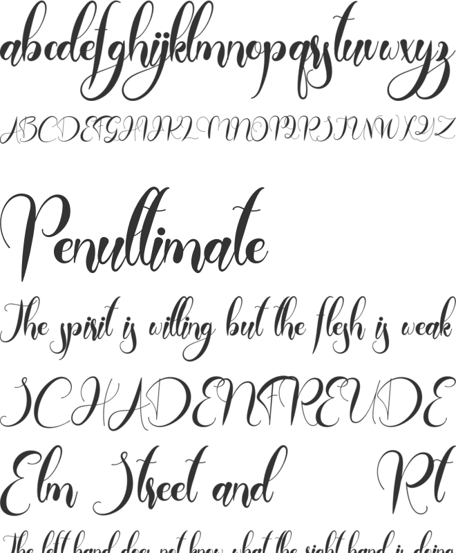 Daytone FREE font preview