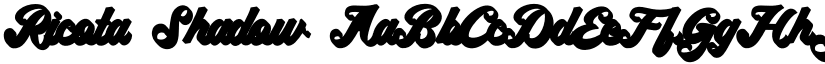 Ricota Shadow font