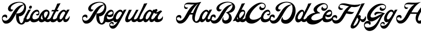 Ricota Regular font