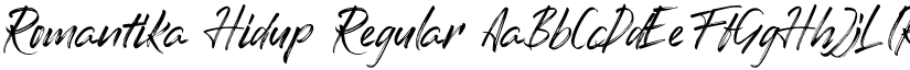 Romantika Hidup font download
