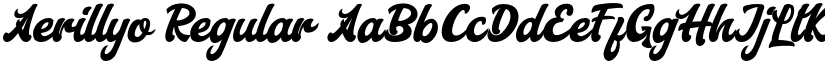 Aerillyo font download