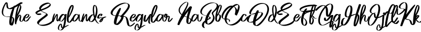 The Englands Regular font