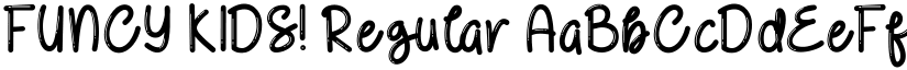 FUNCY KIDS! Regular font