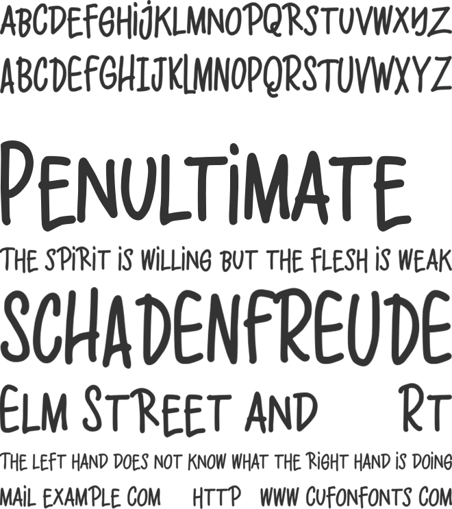 Lolipop FREE font preview