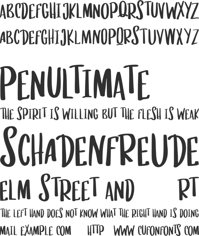 Growth Period FREE font preview
