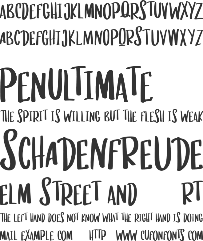 Growth Period FREE font preview