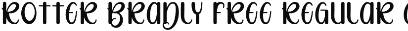 Rotter Bradly FREE font download