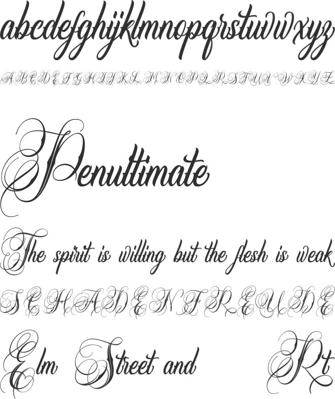SnakeFangs FREE font preview