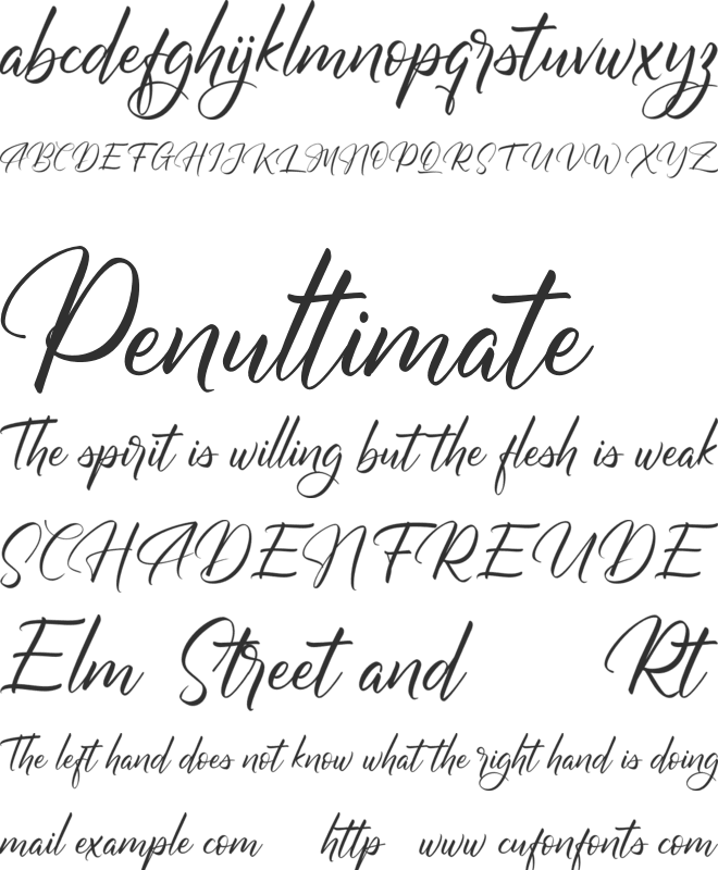 Margaritha Tropicana FREE font preview